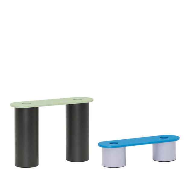Modu kandelaars meerkleurig (set van 2)