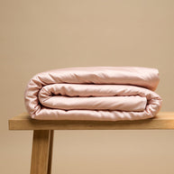 Coco & Cici - Eco Bamboe Dekbedovertrek Poederperzik | + 1 kussensloop 60x70