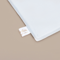 Coco & Cici - Bamboe dekbedovertrek 240 x 220 cm - 2-persoons beddengoed - wit - 2 kussenslopen (60 x 70 cm) - 100% eco-bamboe