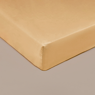Coco & Cici - Bamboe Hoeslaken 180 x 210 cm - 2 Persoons Beddengoed - Okergeel - Elastiek Rondom - 100% Eco Bamboe