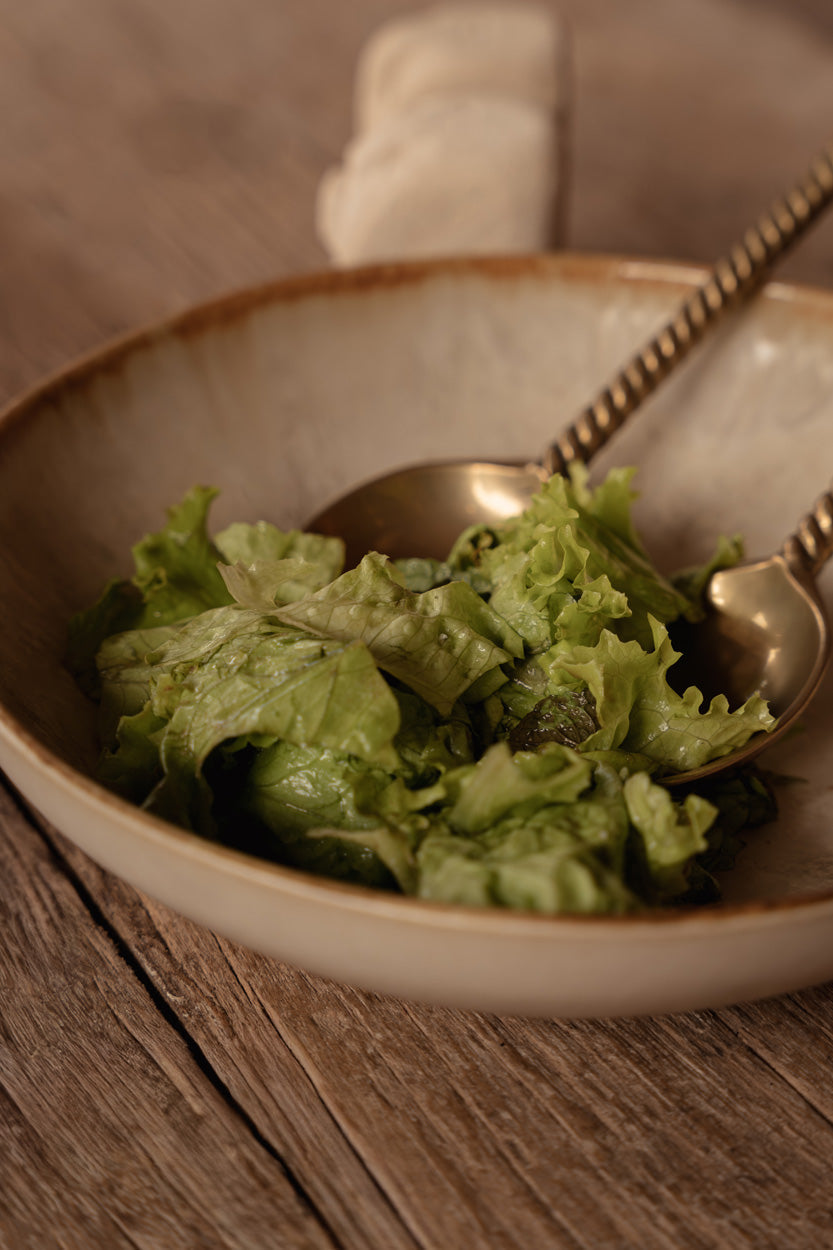 De Ananas Saladevork - Goud