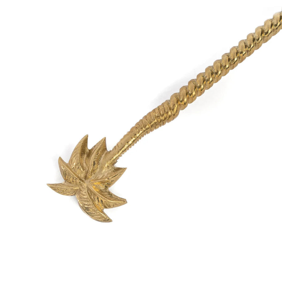 De lange palmboomlepel - goud