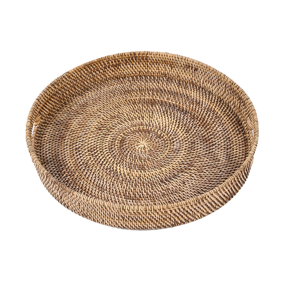 De Carry-All-dienbladen - natuurlijk bruin - L