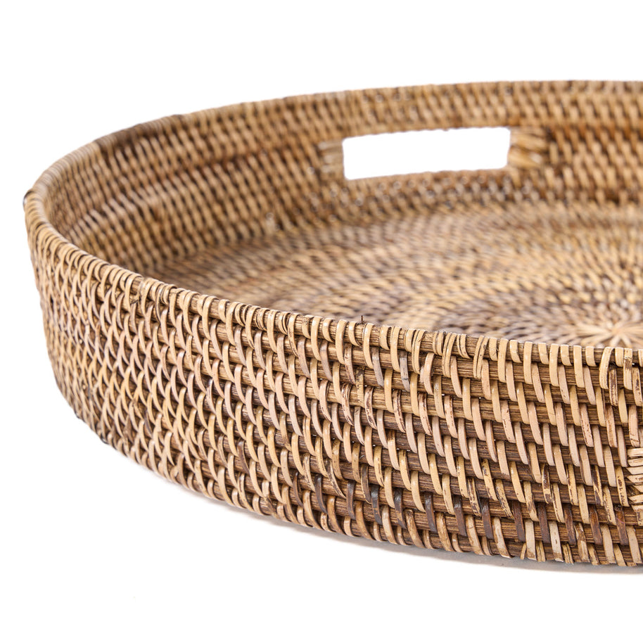 De Carry-All-dienbladen - natuurlijk bruin - L
