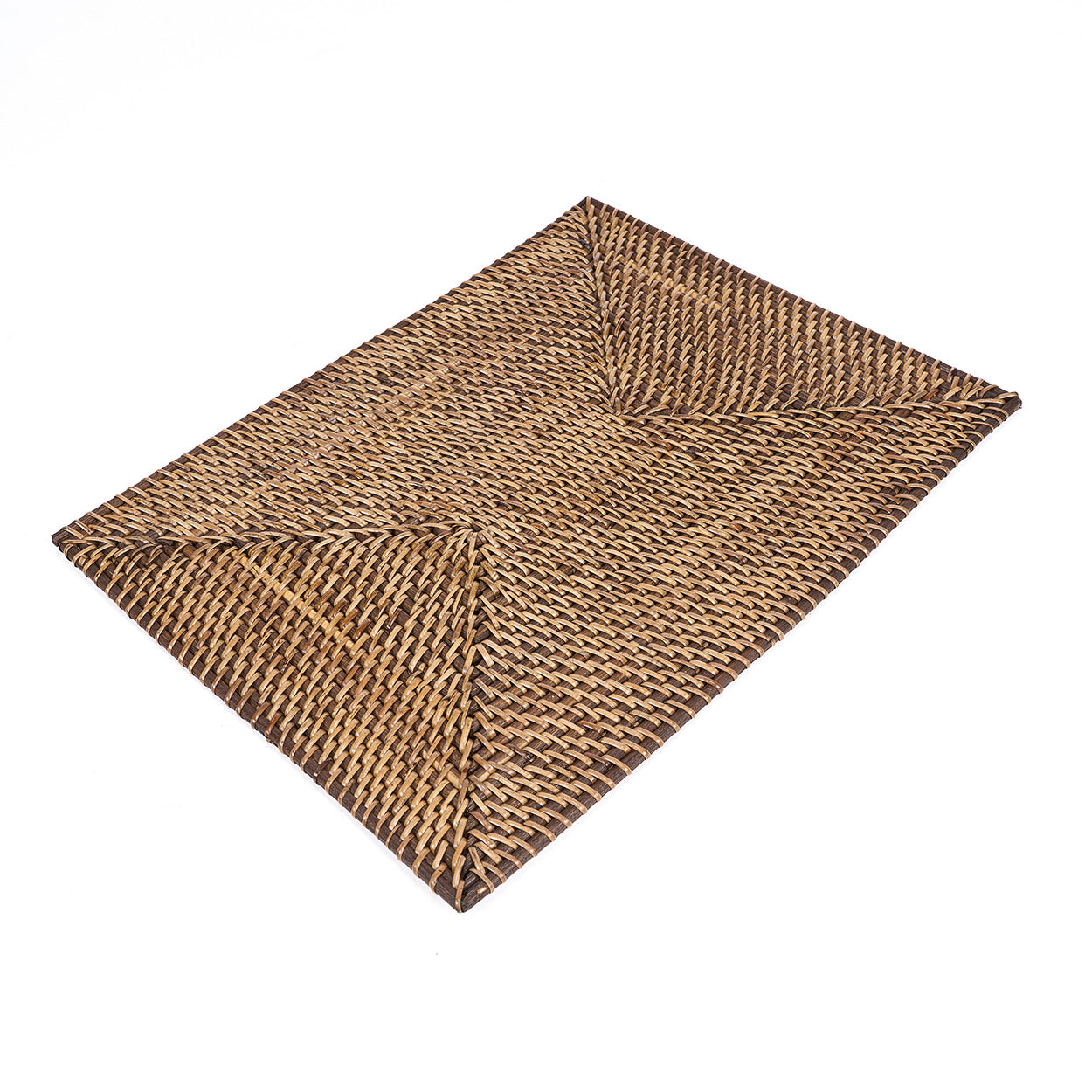 De koloniale rechthoekige placemat - naturel bruin