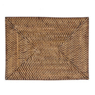 De koloniale rechthoekige placemat - naturel bruin
