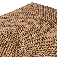 De koloniale rechthoekige placemat - naturel bruin