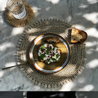 De zeegras schelp-placemat - naturel
