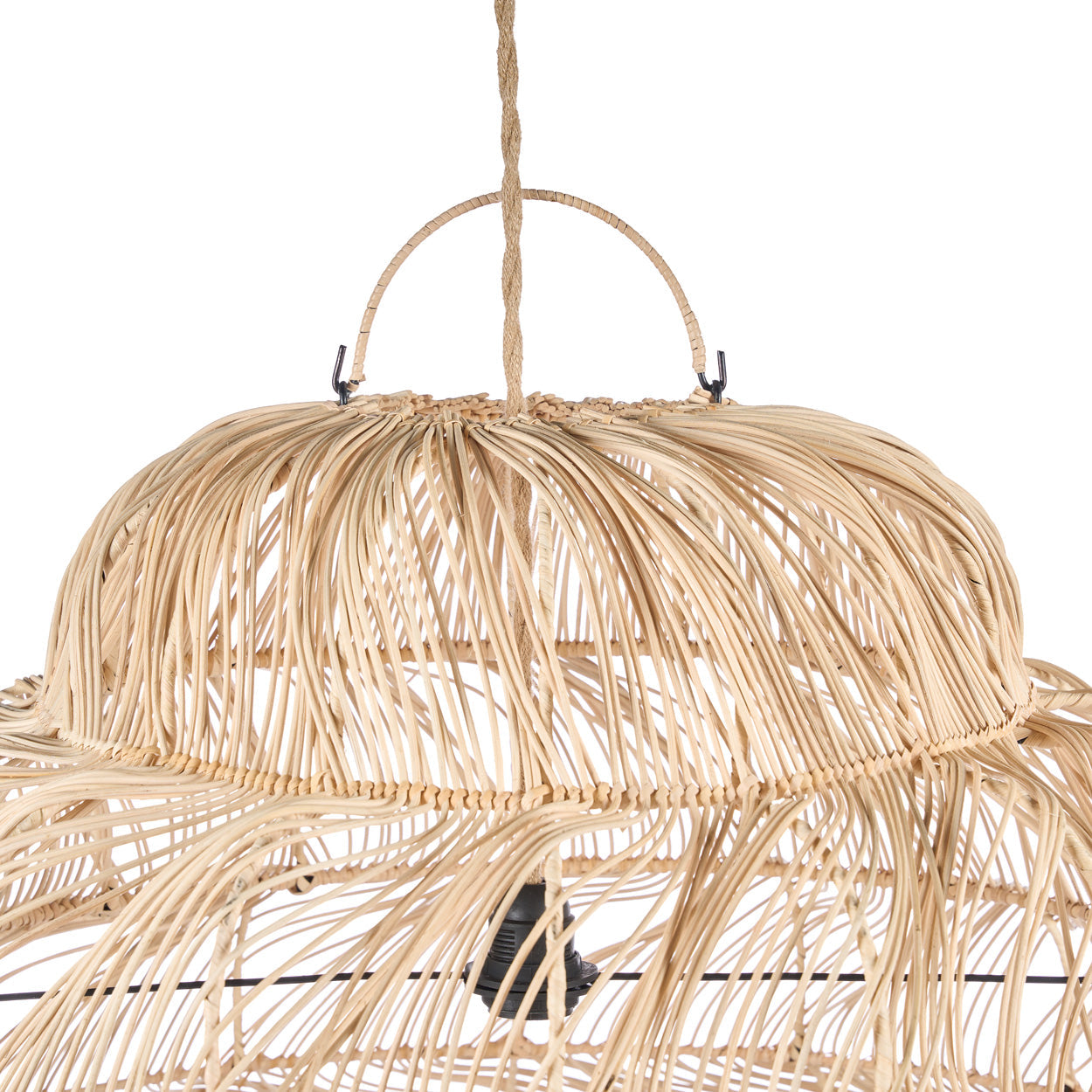 De Aurora Puff Pendel - Naturel - XL
