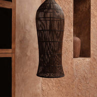 De Oasis Tower Hanglamp - Donker Walnoot - XL