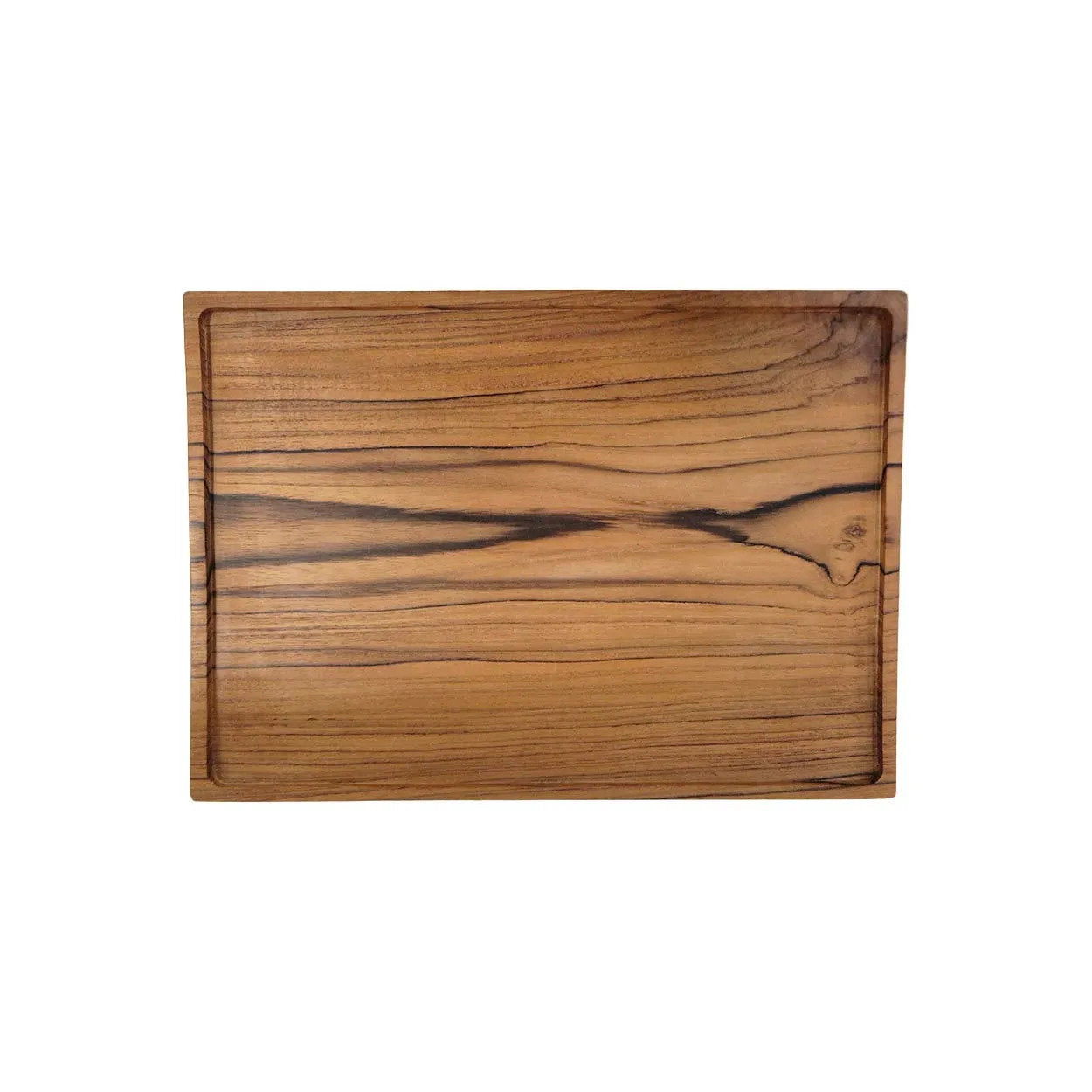 Teakhouten serveerbord - naturel