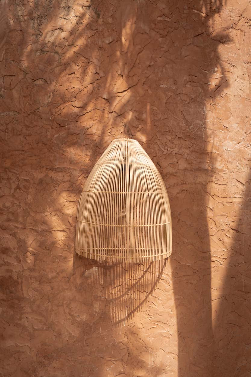 De Lalo wandlamp - naturel - L