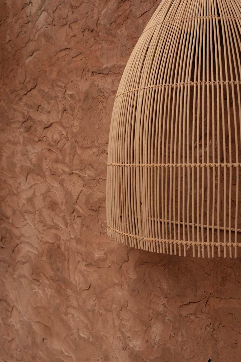 De Lalo wandlamp - naturel - L