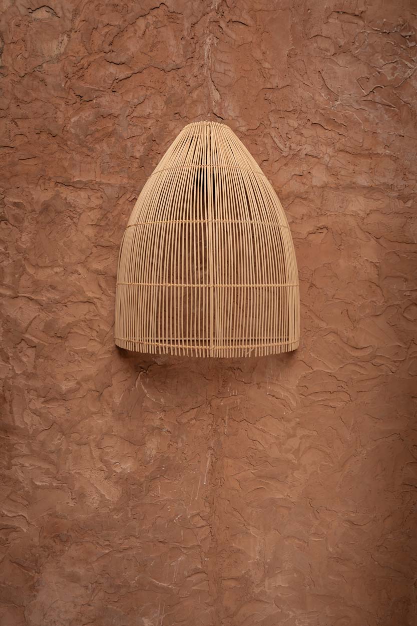 De Lalo wandlamp - naturel - L