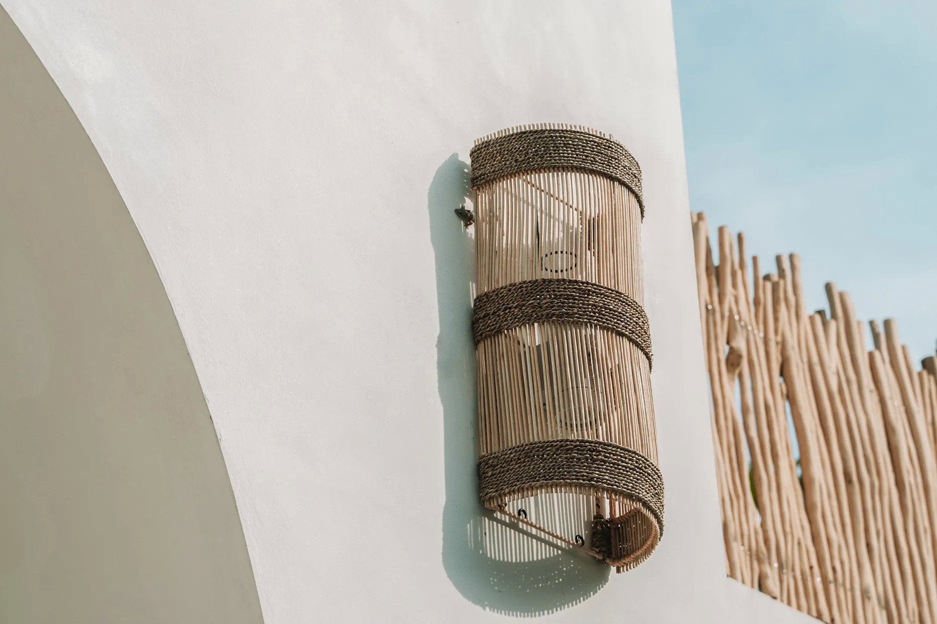 De Jalal Wandlamp - Naturel - M