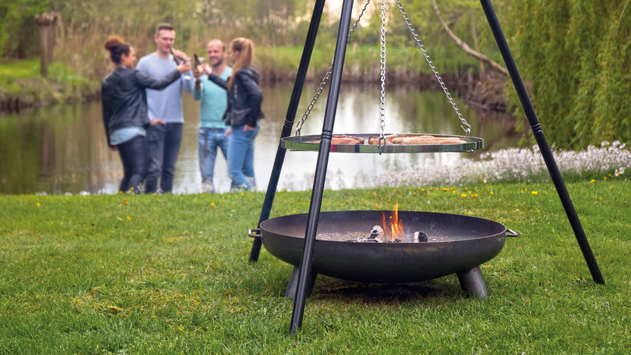Barbecuestatief Zwart/Zilver