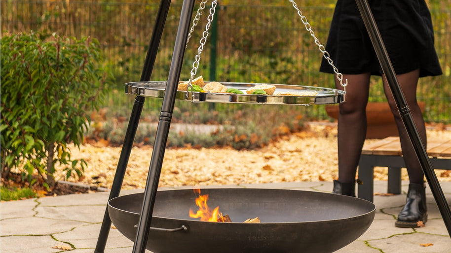 Barbecuestatief Zwart/Zilver