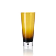 De Zonsonderganggloed-vaas - bruin-goud - L