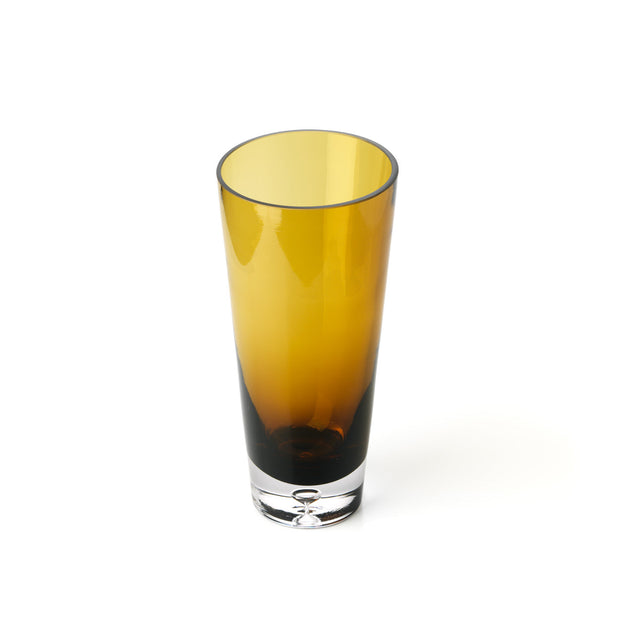 De Zonsonderganggloed-vaas - bruin-goud - L