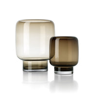 De Smoky Cube-vaas - Bruin - L