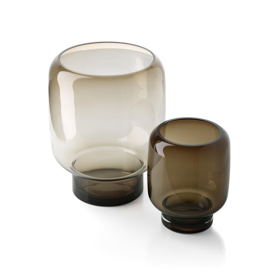 De Smoky Cube-vaas - Bruin - L