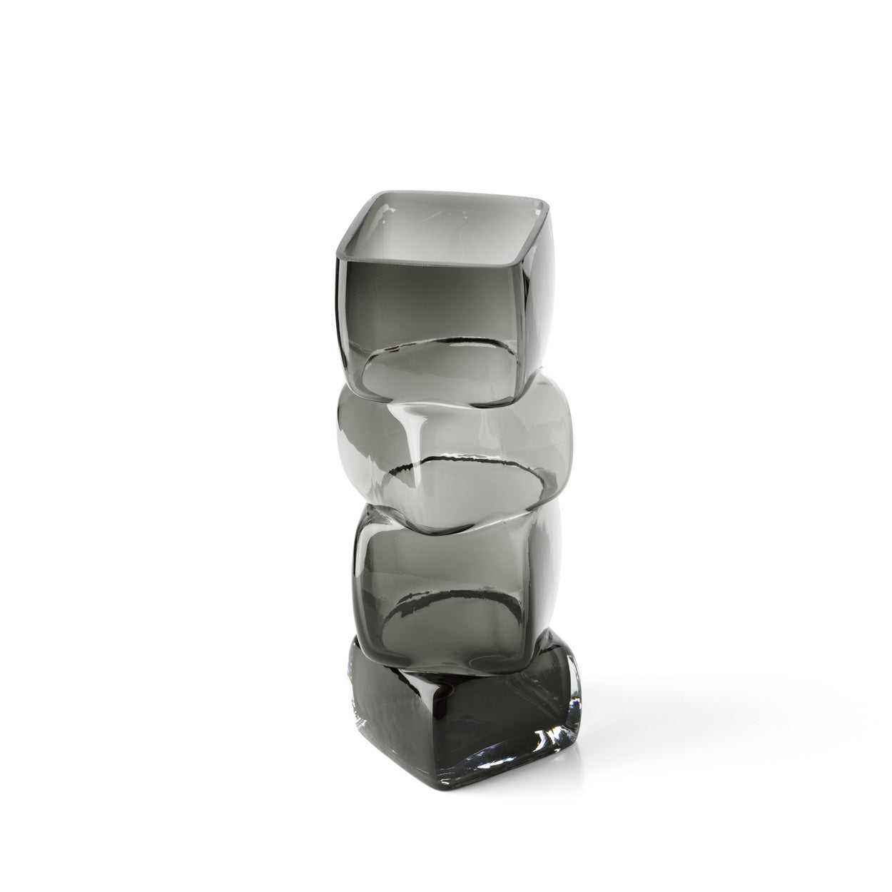 De Cubes Vaas - Donkergrijs - L