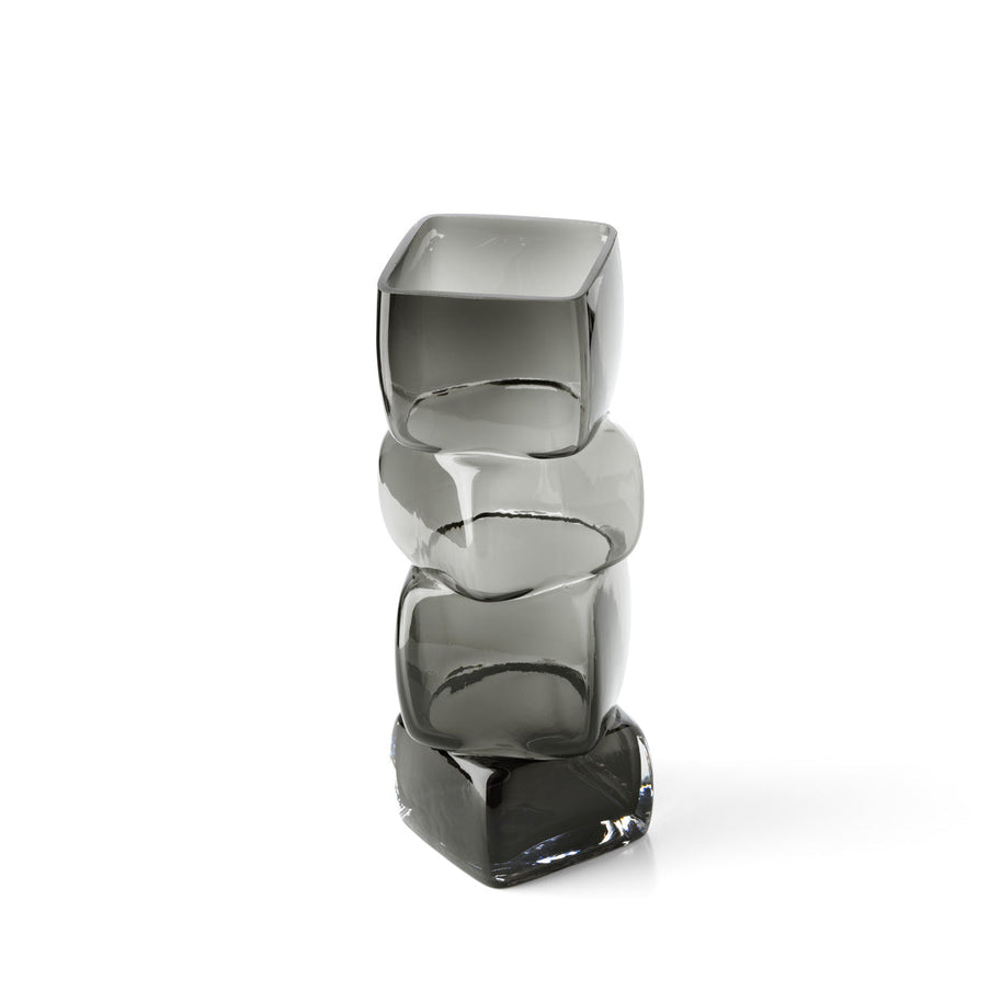 De Cubes Vaas - Donkergrijs - L