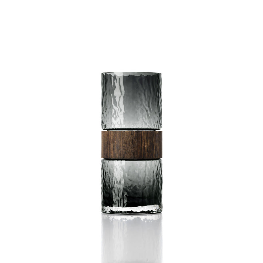 The Wood You Be Mine vaas - donkergrijs - M
