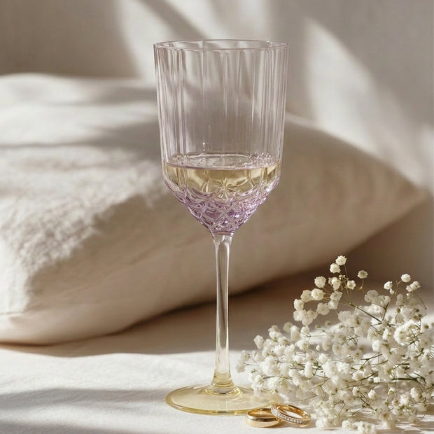 Het Pink Blush-wijnglas - roze