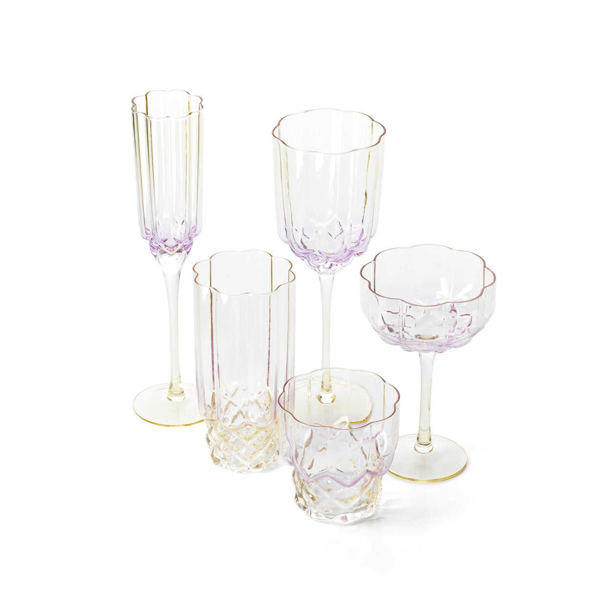 De Roze Blos Cocktailcoupe - Roze