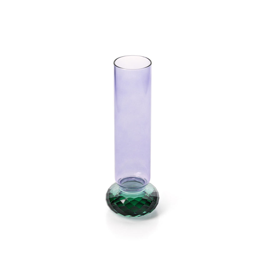 De violette kwartsvaas
