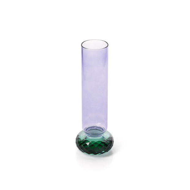 De violette kwartsvaas