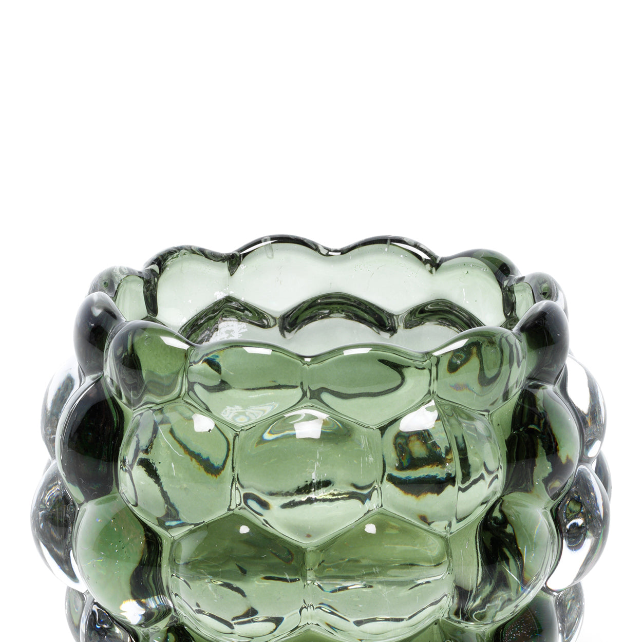 De Bubble Glow kaarsenhouder - groen