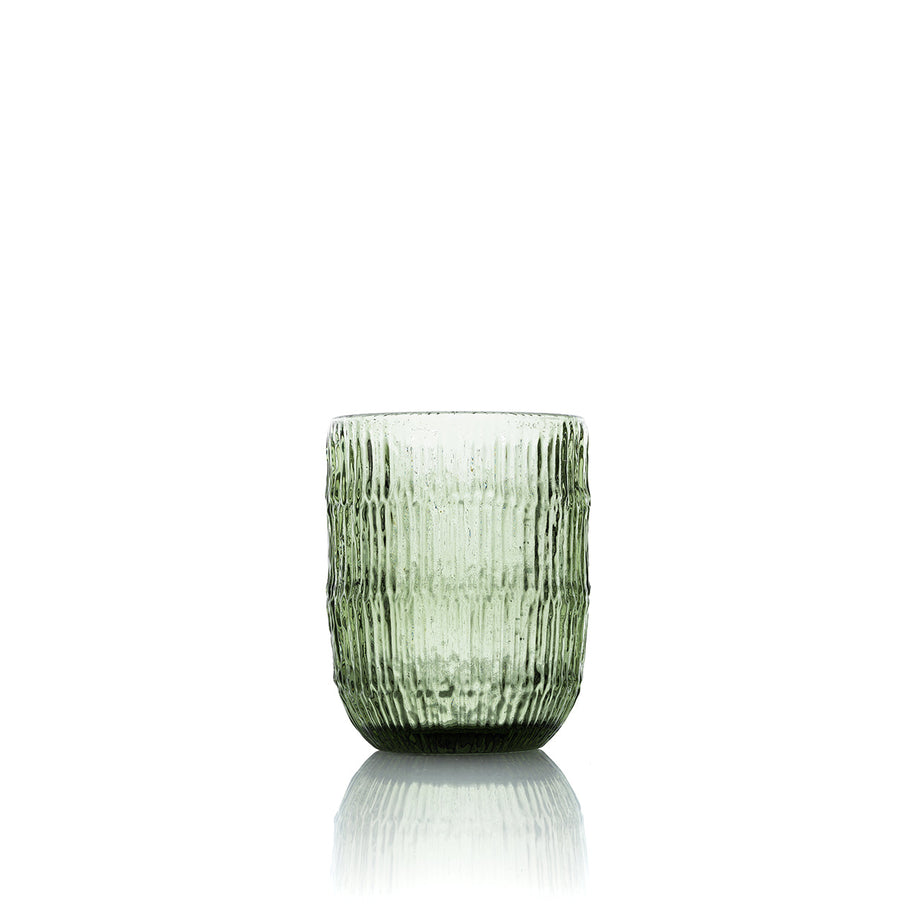 Het Moss Ripple waterglas - groen