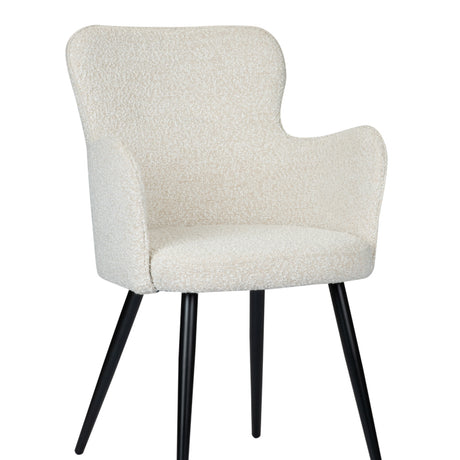 Eetkamerstoelen Wing eetkamerstoel white pearl