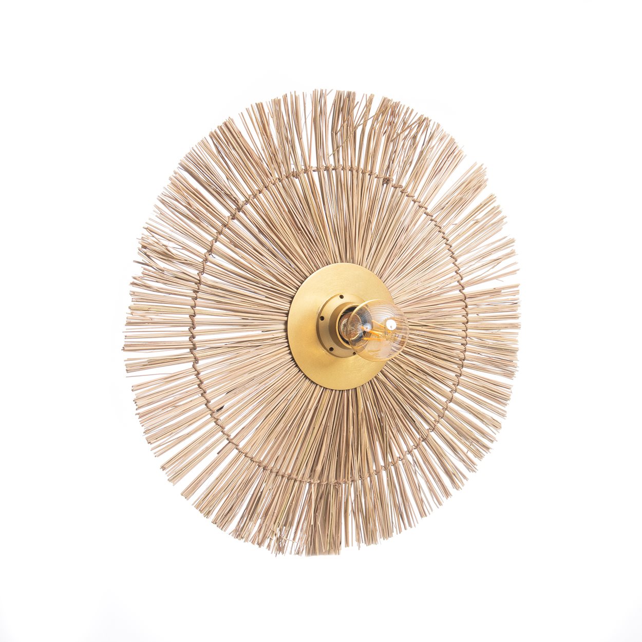 De Beausoleil wandlamp - natuurlijk goud - M
