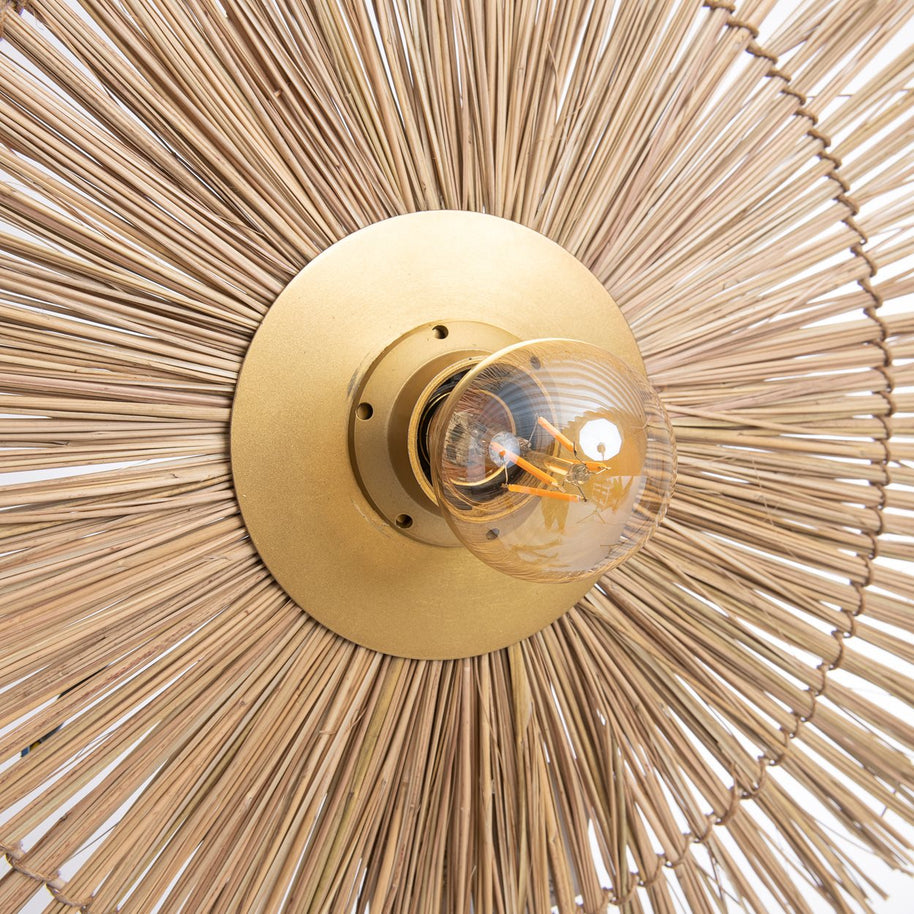 De Beausoleil wandlamp - natuurlijk goud - M