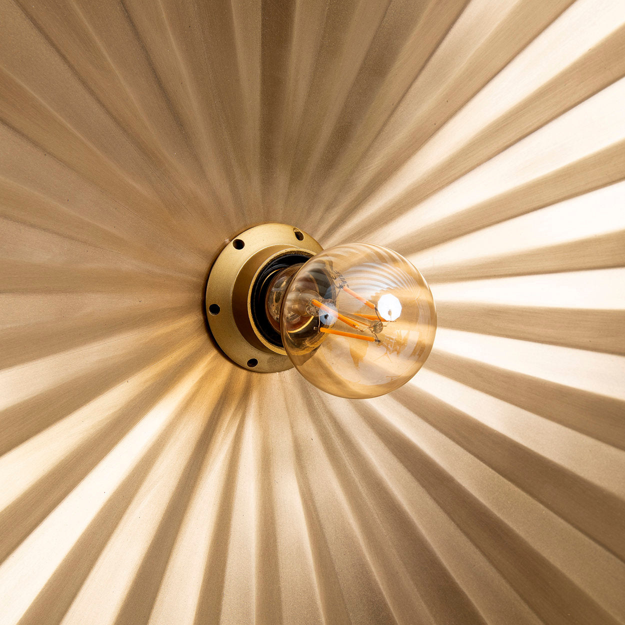 De Tsijn Tsjin Wandlamp - Messing - M