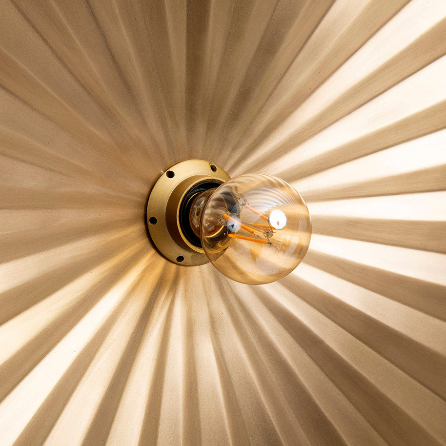 De Tsijn Tsjin Wandlamp - Messing - M