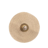 De Let's Groove wandlamp - natuurmessing - M