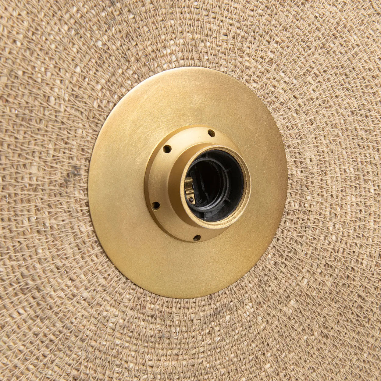 De Let's Groove wandlamp - natuurmessing - M