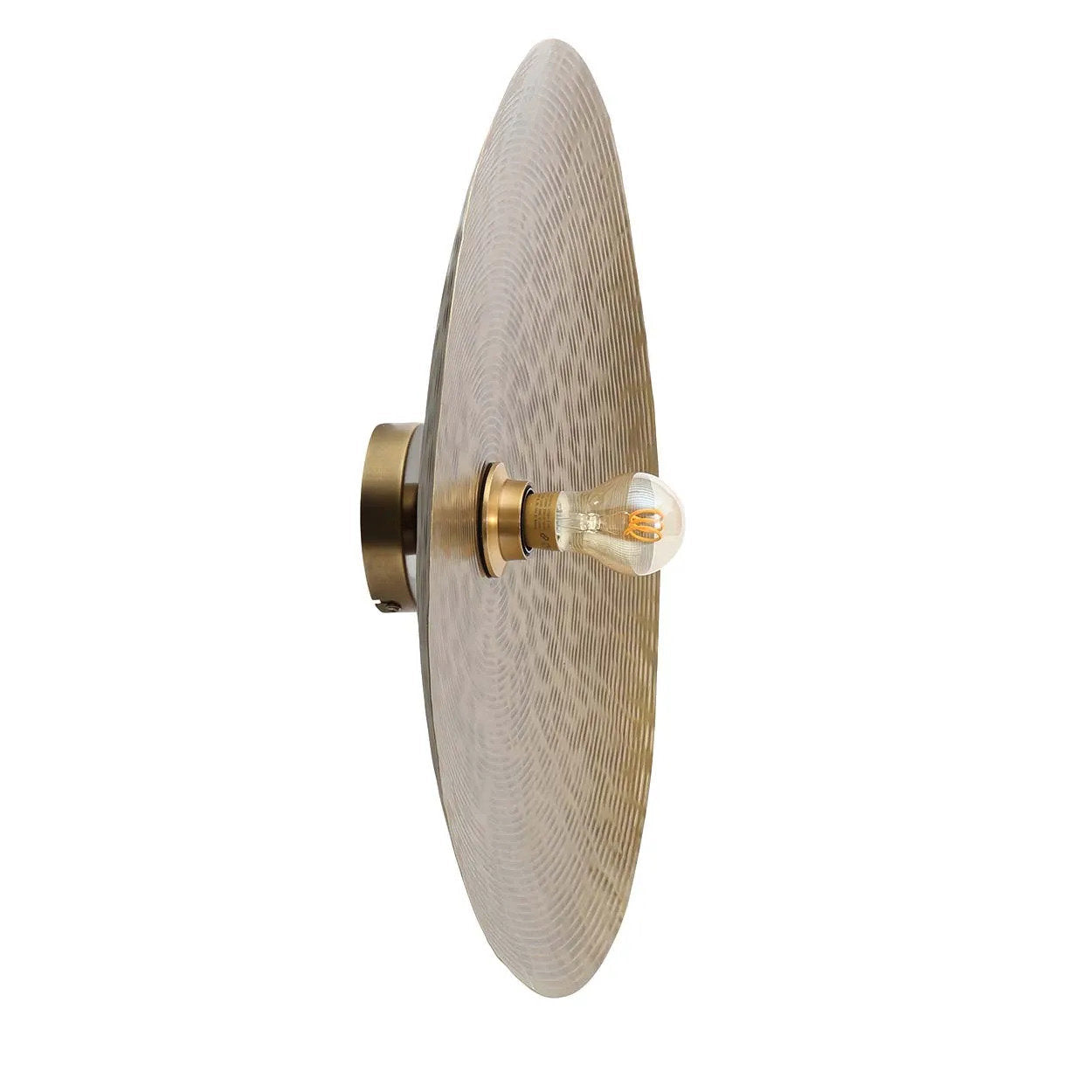 De Full Moon wandlamp - messing - M