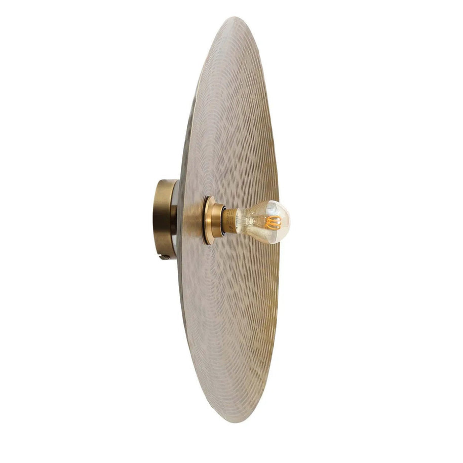 De Full Moon wandlamp - messing - M