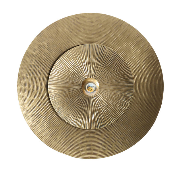 Dubbele Volle Maan Wandlamp - Messing - M