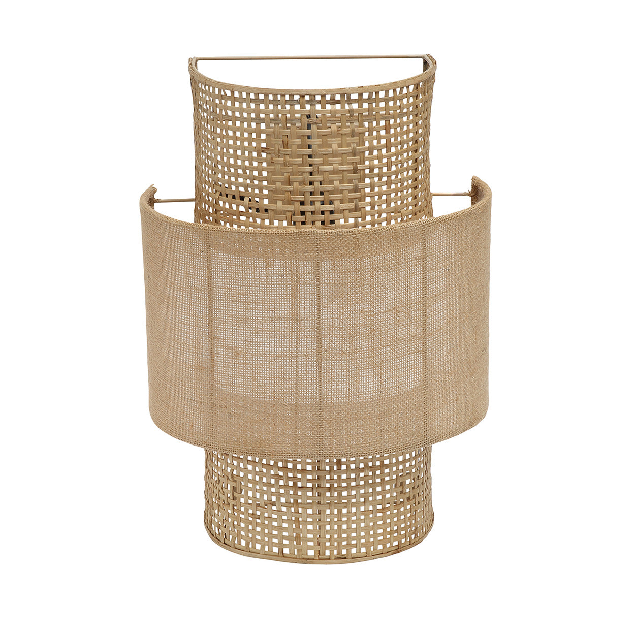 De Bolly Jute Wandlamp - Naturel - M