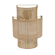 De Bolly Jute Wandlamp - Naturel - M