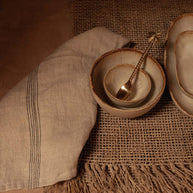 De Lint Biscuit-servet - natuurlijk zwart - 45x45