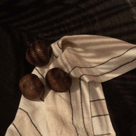De Lint Biscuit-servet - natuurlijk zwart - 45x45