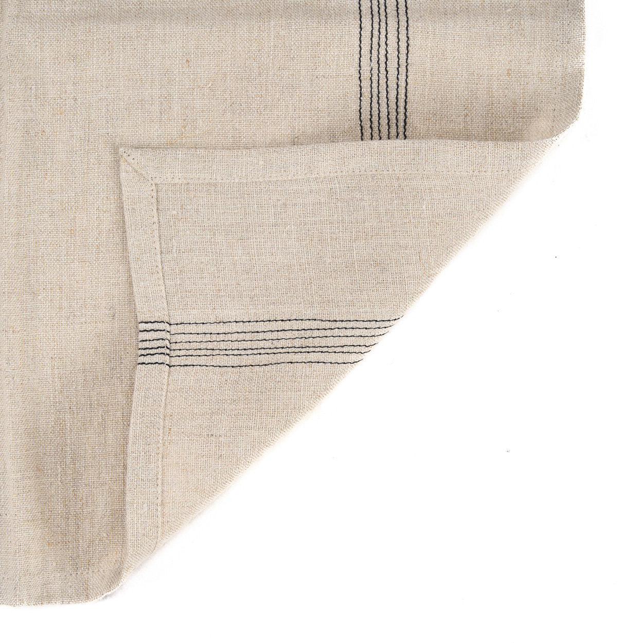 De Lint Biscuit-servet - natuurlijk zwart - 45x45