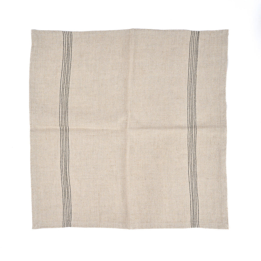 De Lint Biscuit-servet - natuurlijk zwart - 45x45